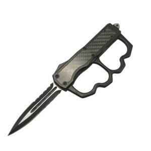 CUCHILLO TÁCTICO DE TRINCHERA CON PUÑOS DE 9 PULGADAS