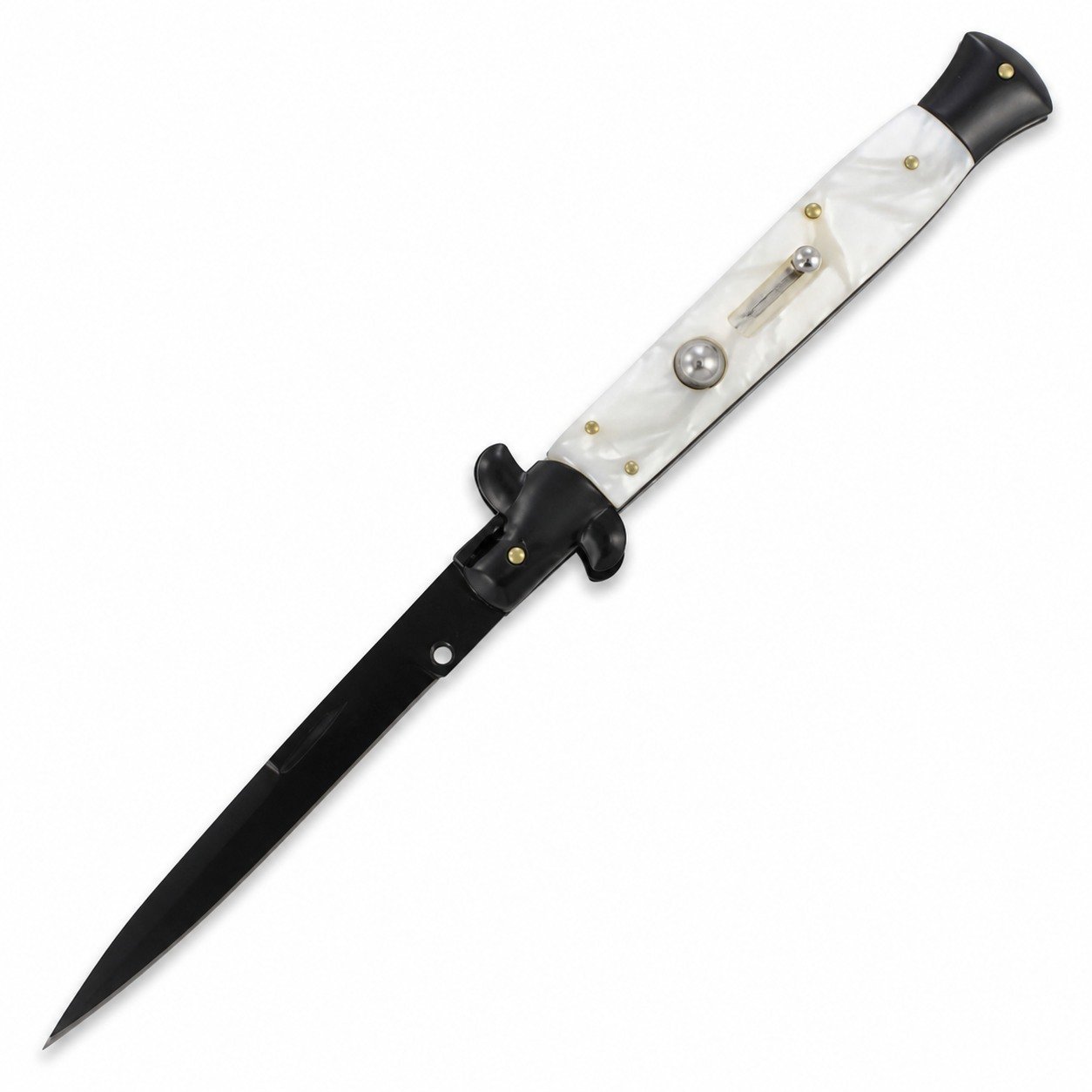 44525-main-white-clean.jpg Cuchillo italiano Stiletto - Navaja con pulsador