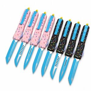 Cuchillo OTF Microtech UT Donut con mango de zinc
