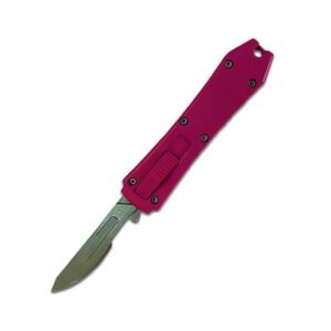 Cuchillo de Utilidad de escalpelo con 10 cuchillo de cuchillo rosa caja Cutter