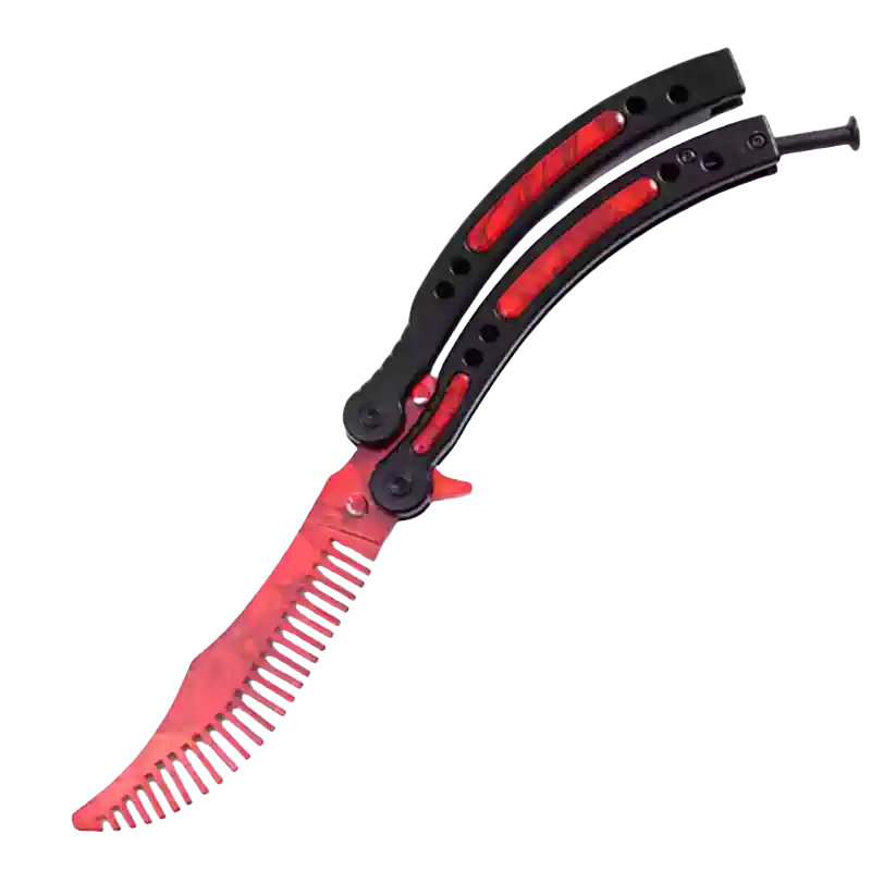 2-3.png Balisong mariposa Comb Peripheral mariposa entrenamiento cuchillo Lanzamiento de cuchillos
