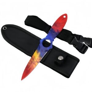 Cuchillo de acero inoxidable Cuchillo táctico al aire libre de entrenamiento de cuchillo recto