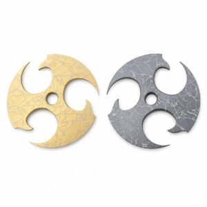 CNC titanio TC4 estrellas ninja