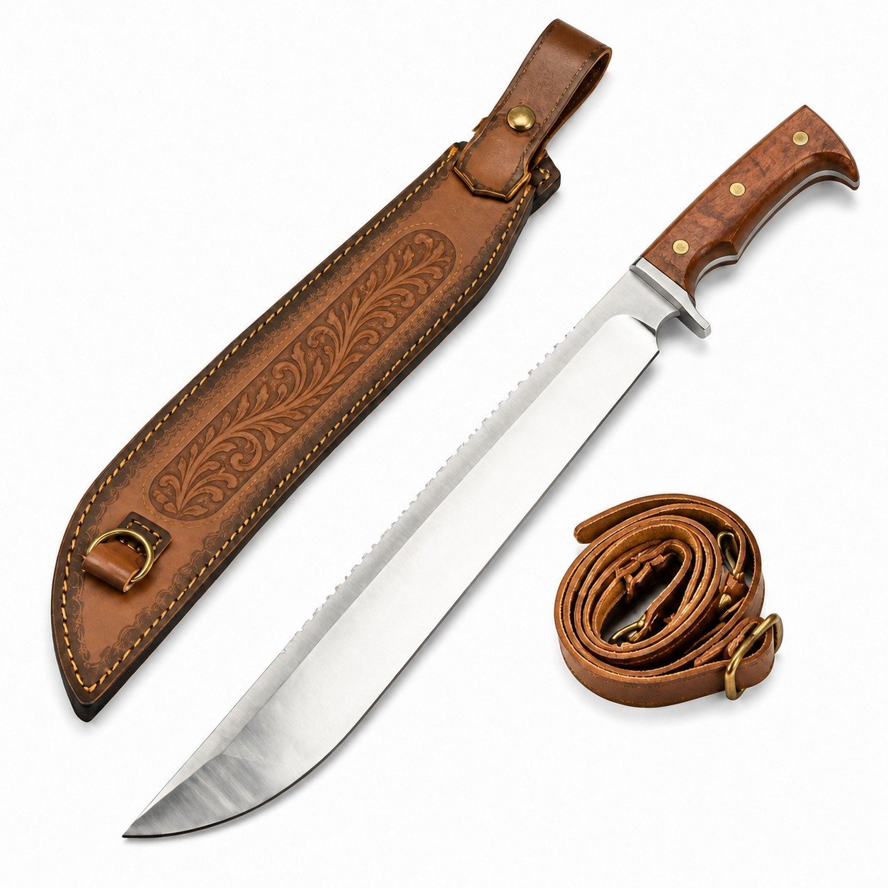 45838-main-white-clean.jpg Cuchillo de cuchilla fija de alta resistencia para escalador extendido