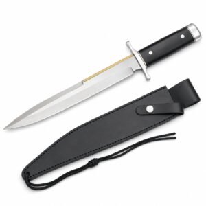 Cuchillo de dientes grande de espalda dorada