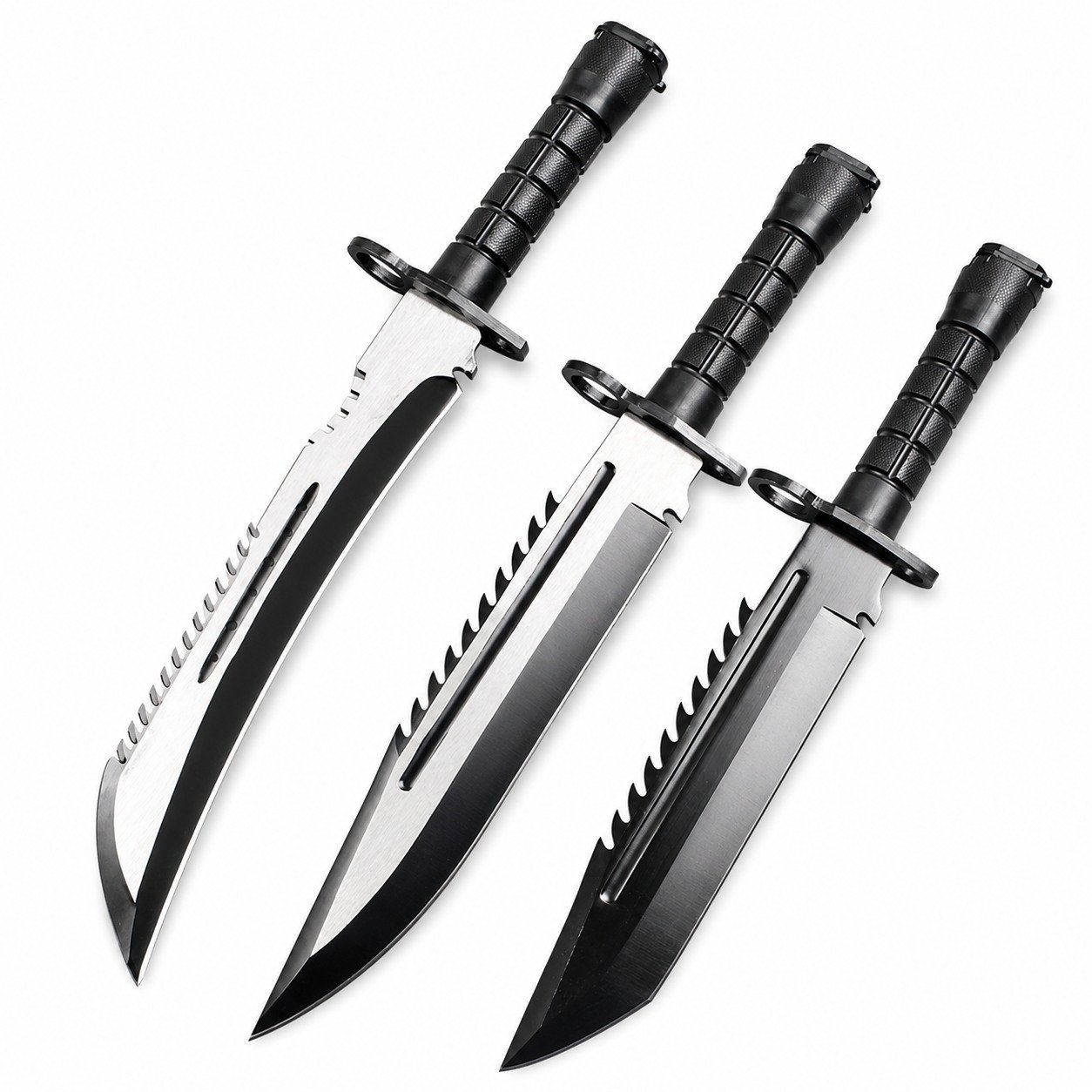 46510-main-white-clean.jpg Cuchillo de cuchilla fija de tigre de la guerra de dientes