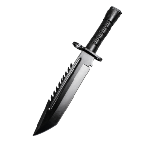 Cuchillo de cuchilla fija de tigre de la guerra de dientes