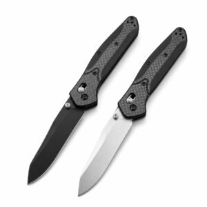 Cuchillo plegable de mango de fibra de carbono