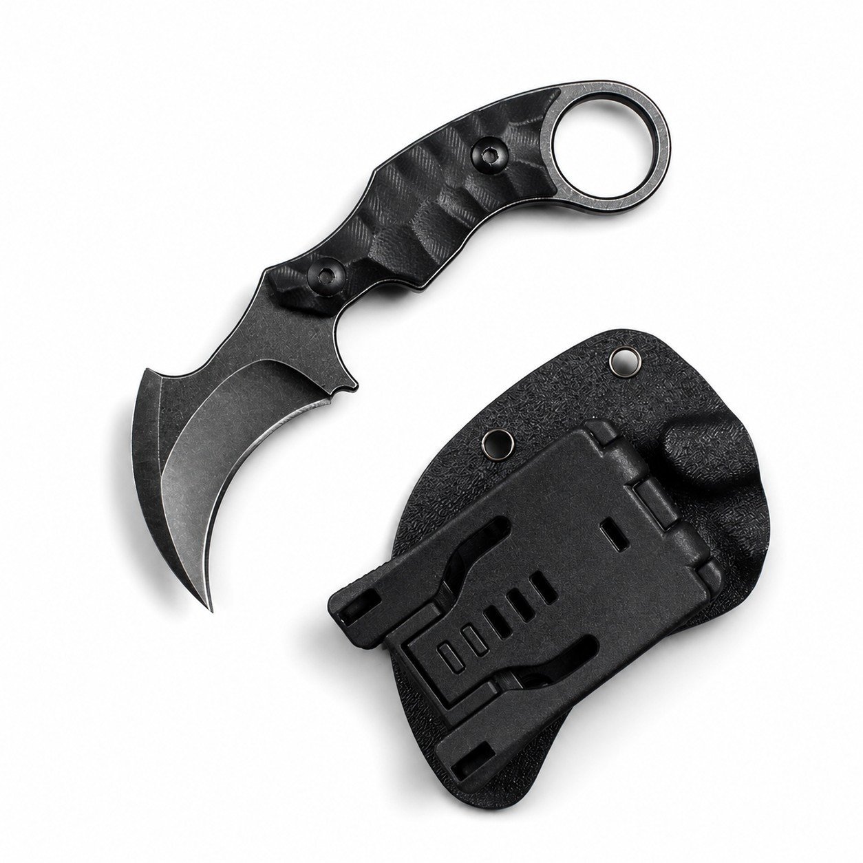 47986-main-white-clean.jpg Las uñas pequeñas de Zhiyue son cuchillo de Karambit recto