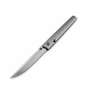 7096 mango de titanio Doble cuchillo plegable