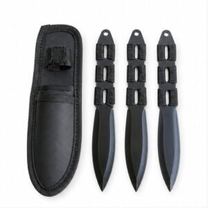 Práctica de lanzamiento de cuchillo conjunto YF090 – 3 piezas, negro