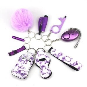 Defensa personal Keychain Popular Autodefensa 10-Piece Set
