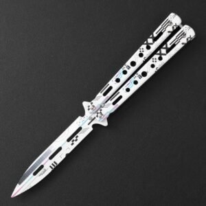cuchillo mariposa cuchillo mariposa cuchillo sin afilar cuchillo de mariposa de todo el esteel cuchillo de afilado cuchillo plegable cuchillo mariposa entrenamiento cuchillo