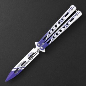 cuchillo mariposa cuchillo mariposa cuchillo sin afilar cuchillo de mariposa de todo el esteel cuchillo de afilado cuchillo plegable cuchillo mariposa entrenamiento cuchillo