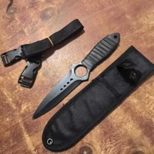 Cuchillo de esqueleto atado al aire libre alta dureza cuchillo de acero inoxidable pequeño cuchillo recto