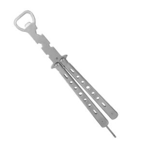 Balisong botella abridor Multifuncional de vino creativo para uso casero