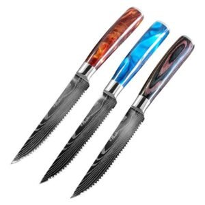 Cuchillo de acero inoxidable de venta en caliente es afilado