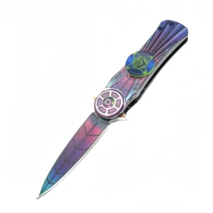 Cuchillo de spinner Fidget Mini alivio de estrés creativo cuchillo plegable EDC
