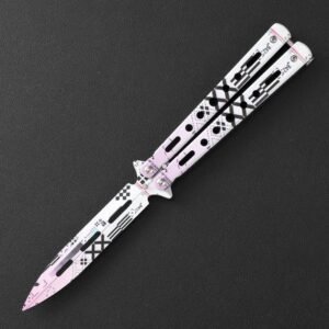 cuchillo mariposa cuchillo mariposa cuchillo sin afilar cuchillo de mariposa de todo el esteel cuchillo de afilado cuchillo plegable cuchillo mariposa entrenamiento cuchillo