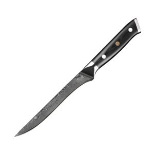 cuchillo de deshuesado VG10 Damasco de 67 capas con mango G10