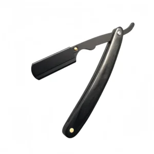 Sharp filo plegable recto navaja de afeitar hoja