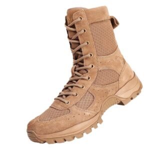 Nuevas botas tácticas de verano marrón hombres al aire libre ultra-ligero transpirable