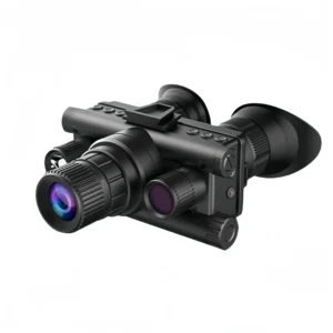 Telescopio de visión nocturna binocular montado en la cabeza en exteriores telescopio digital HD binoculares negro tecnología infrarrojo bajo luz