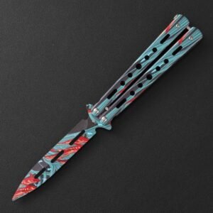 cuchillo mariposa cuchillo mariposa cuchillo sin afilar cuchillo de mariposa de todo el esteel cuchillo de afilado cuchillo plegable cuchillo mariposa entrenamiento cuchillo