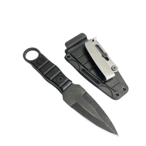 cuchillo recto al aire libre, alta dureza, afiladura, pequeño cuchillo recto táctico, con mango de lavado de piedra K-2